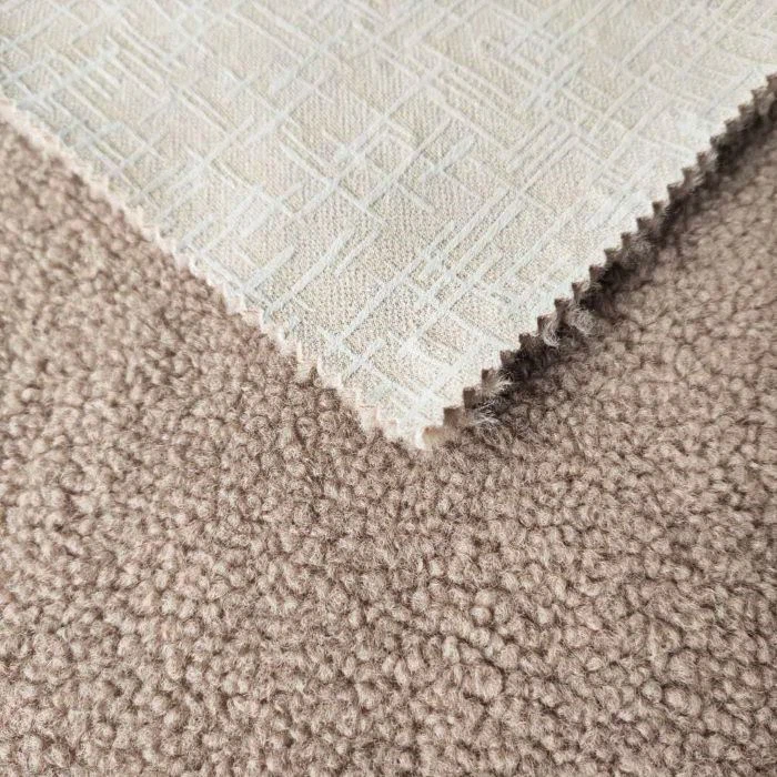 Hihg Quality Sherpa Suede With Fur For Garment