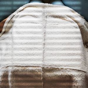 Bir tomoni qulay Sherpa Fleece adyol